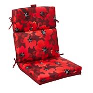 CANVAS Bloom Patio UV, Water & Stain Resistant Chair Cushion, Red