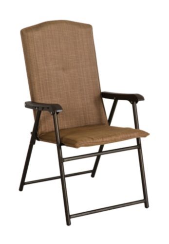 Padded Folding Patio Dining Chair, Padded Sling Patio Chairs Canada