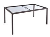 CANVAS Cabana Collection Wicker Glass Patio Dining Table | CANVASnull
