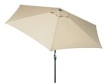 Pierce Collection Round Patio Umbrella, Beige, 9-ft | FOR LIVINGnull