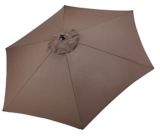 Canvas Market Umbrella Brown 7 Ft Canadian Tire