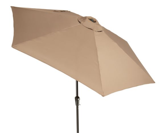 La-Z-Boy Aberdeen Collection Round Patio Umbrella, Tan, 9-ft Product image