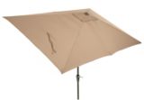 La-Z-Boy Aberdeen Collection Rectangular Patio Umbrella, Tan, 9x6-ft | Aberdeen Collectionnull