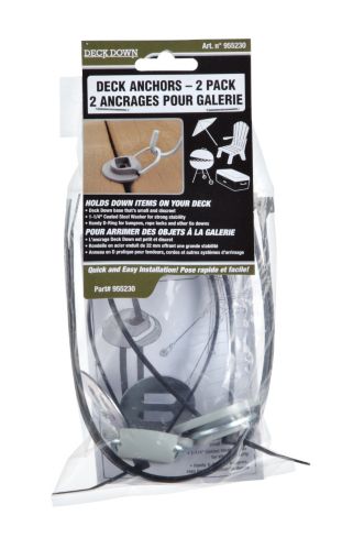 Deck Down Grey Deck Anchors, 2-pk Product image