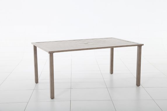 Lakeside Collection Aluminum Slat Dining Table | Canadian Tire