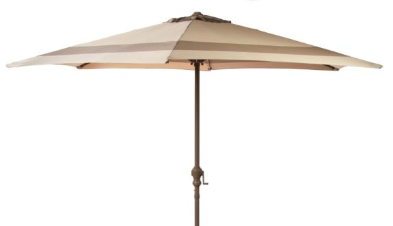 CANVAS Market Umbrella, Beige/Tan, 8-ft Product image