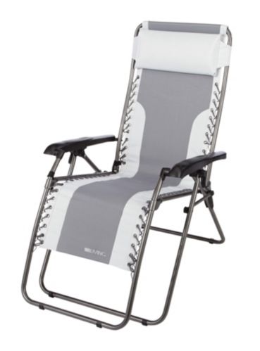 Two Toned Zero Gravity Chair, Grey Product image