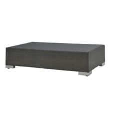 La-Z-Boy Outdoor Sterling Heights Sectional Coffee Table, Charcoal Grey ...