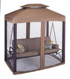 CANVAS Valencia Patio Swing Daybed with Netting | CANVASnull