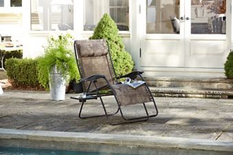 For Living Deluxe Zero Gravity Patio Chair Canadian Tire