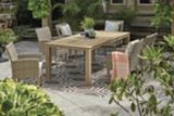 CANVAS Monaco Faux Wood Tabletop Patio Dining Table | CANVASnull