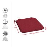 CANVAS Patio Seat Pad, Picnic Red | CANVASnull