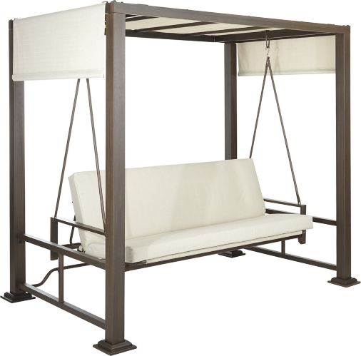 Canvas Hampton Swing Daybed Canadian Tire - Canvas Valencia Patio Swing Daybed With Netting Parts