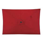 Canvas Rectangular Patio Umbrella Grey 6 Ft X 9 Ft Canadian Tire