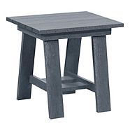Table dʼappoint carrée Capterra, gris, 17 x 21 x 20 po