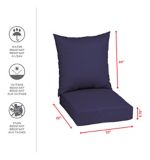 CANVAS Deep Seat Patio Chair Cushion, Blue | CANVASnull