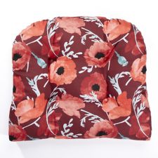 Canvas Blossoms Tufted Patio Seat, Patio Lounge Chair Cushions Canadian Tire