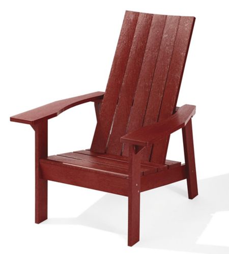 CANVAS Arrowhead Recycled Plastic Outdoor Patio Muskoka Chair, Red Product image
