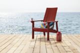 CANVAS Arrowhead Recycled Plastic Outdoor Patio Muskoka Chair, Red | CANVASnull