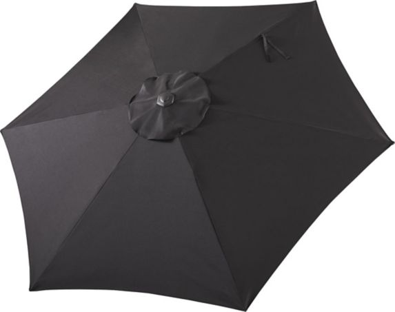 Parasol de marché CANVAS, noir, 9 pi Image de l’article