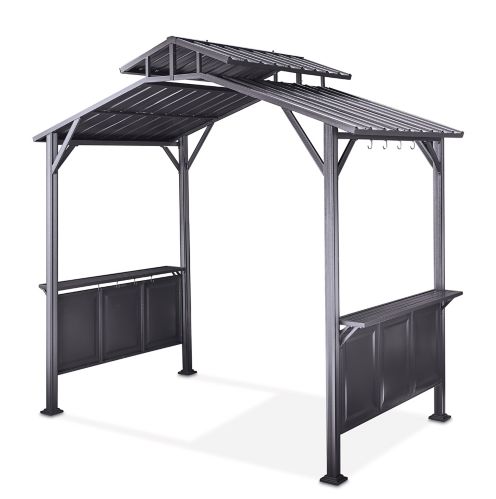 CANVAS Skyline Steel & Aluminum Frame Outdoor Patio Hard-Top Grill Gazebo, 5-ft x 8-ft Product image