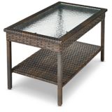CANVAS Rosedale All-Weather Wicker Outdoor Patio Conversation Set w/Glass Tabletop, 6-pc | CANVASnull
