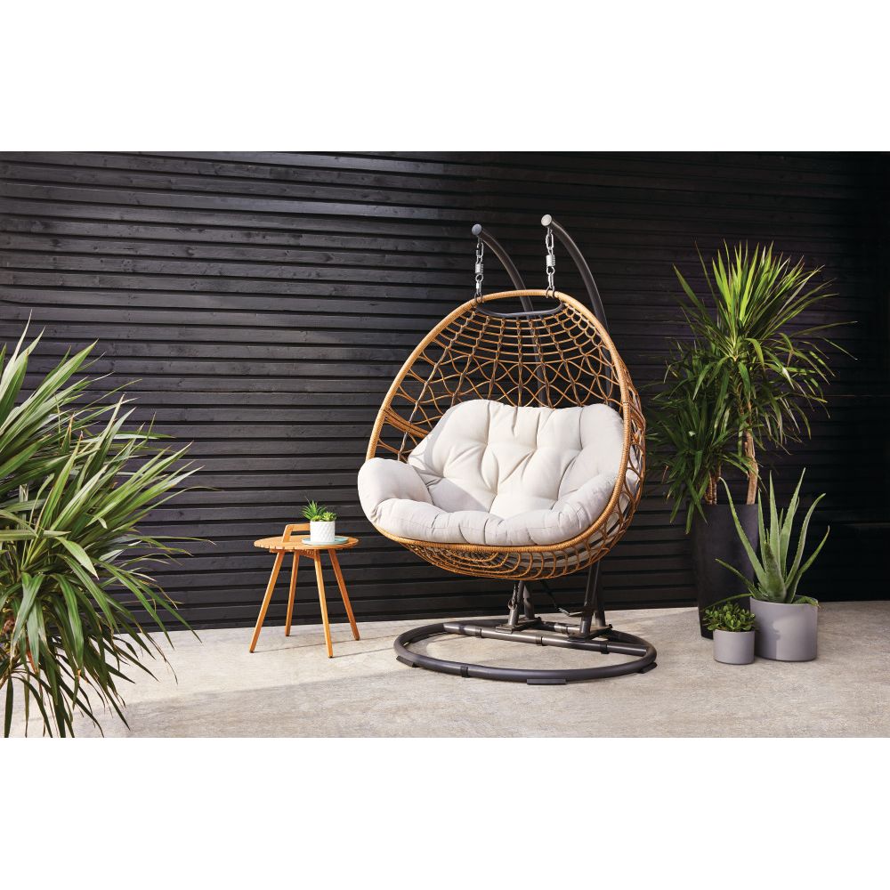 CANVAS Sydney Double Egg Swing Backyard | Price Dropper