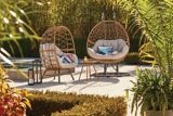 CANVAS Sydney Double Outdoor Patio Egg Swing Chair w/ Stand | CANVASnull