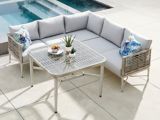 CANVAS Silver Sands All-Weather Wicker Outdoor/Patio Dining Set w/Glass Table & Cover, 4-pc | CANVASnull