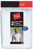T-shirts Hanes, homme, encolure ronde, blanc, paq. 2 | Hanesnull