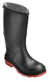 Kids' Lined Rubber Boots, Black 
