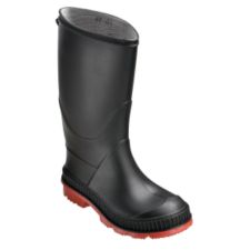 Kids' Lined Rubber Boots, Black Canadian Tire