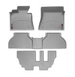 WeatherTech® Custom Front, Rear & 3rd Row FloorLiner™ Kit, Grey | Weathertechnull