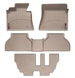 WeatherTech® Custom Front, Rear & 3rd Row FloorLiner™ Kit, Tan | Weathertechnull