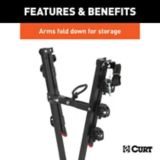 CURT Clamp-On 3-Bike Hitch Bike Rack (Fits Over 2-in Shank) | CURTnull