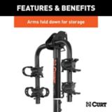 CURT Hitch-Mounted Bike Rack (2-Bike, 1-1/4-in or 2-in Shank) | CURTnull