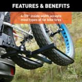 CURT Tray-Style Bike Rack Cradles for Fat Tires, 4-7/8-in ID, 2-pk | CURTnull