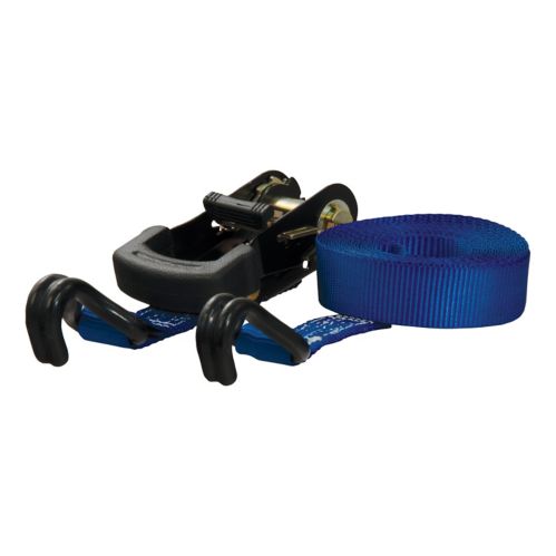 CURT 16-ft Blue Cargo Strap with J-Hooks (733-lb) Product image