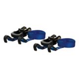 CURT 16-ft Blue Cargo Straps with J-Hooks (733-lb, 2-pk) | CURTnull
