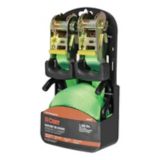 CURT 16-ft Lime Green Cargo Straps with S-Hooks (1,100-lb, 2-pk) | CURTnull