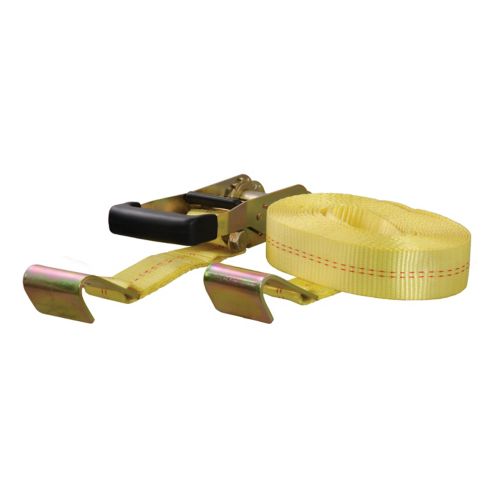 CURT 27-ft Yellow Cargo Strap with Flat Hooks (3,333-lb) Product image