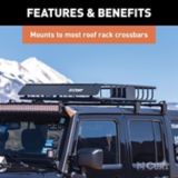 CURT Black Steel Roof Rack Cargo Carrier, 42-in x 37-in | CURTnull
