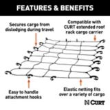 CURT Elastic Cargo Net for Extended Roof Basket | CURTnull
