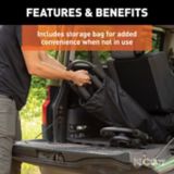 CURT Adjustable Aluminum Roof Rack Kayak Holders | CURTnull