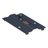 CURT Bent Plate 5-Wheel Rail Gooseneck Hitch with Ball Offset, 3-in | CURTnull