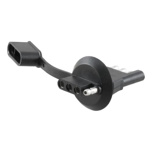 CURT 4-Way Flat License Plate Light Plug Adapter Product image