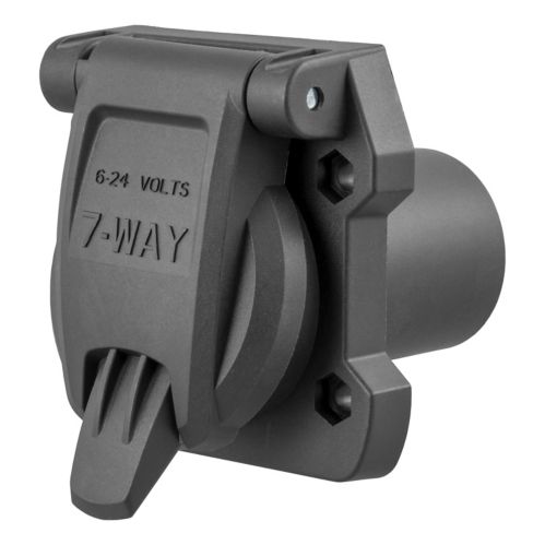 CURT Heavy-Duty Replacement 7-Way Blade Socket (Plugs into USCAR) Product image