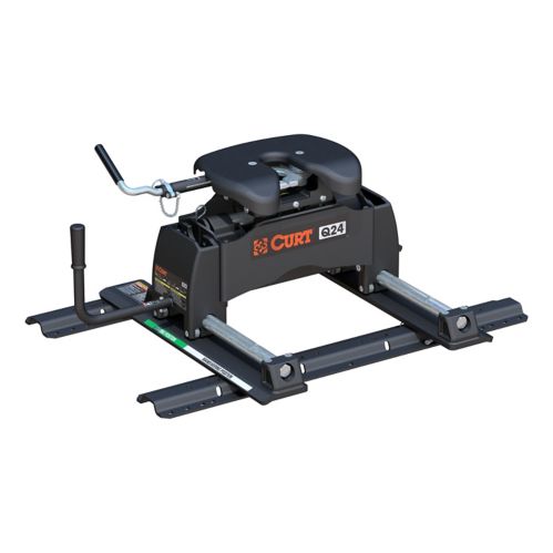 CURT Q24 Sliding 5th Wheel Hitch with Rails, 24,000-lb Product image