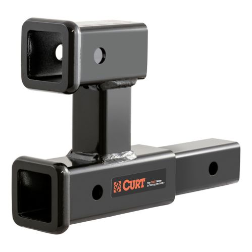 CURT Dual Receiver Extender (2-in Shank, 3,500-lb, 5-13/16-in Rise) Product image