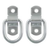 CURT 1-in x 1-1/4-in Surface-Mounted Tie-Down D-Rings, 1200-lb, 2-pk | CURTnull
